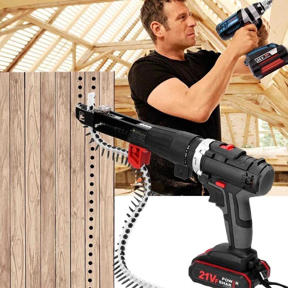 💥POWERNAIL SM: Eficiencia máxima-Clava, ajusta y repite sin interrupciones.