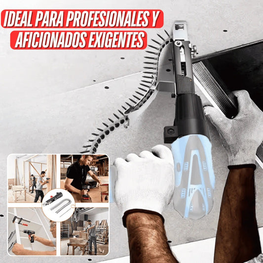 💥POWERNAIL SM: Eficiencia máxima-Clava, ajusta y repite sin interrupciones.
