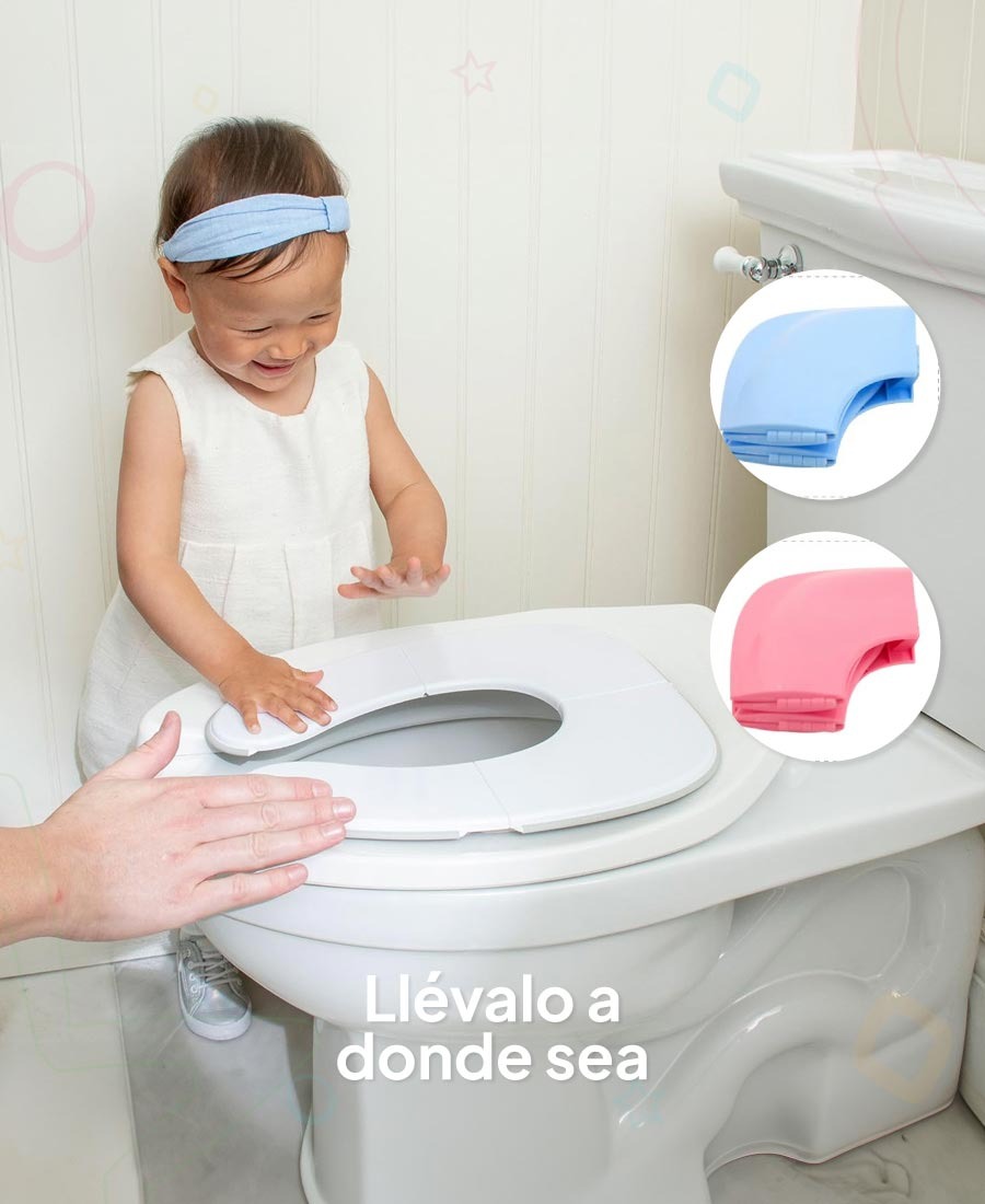 EASY PEE™: Diseñado para que tu hijo use cualquier baño con confianza.