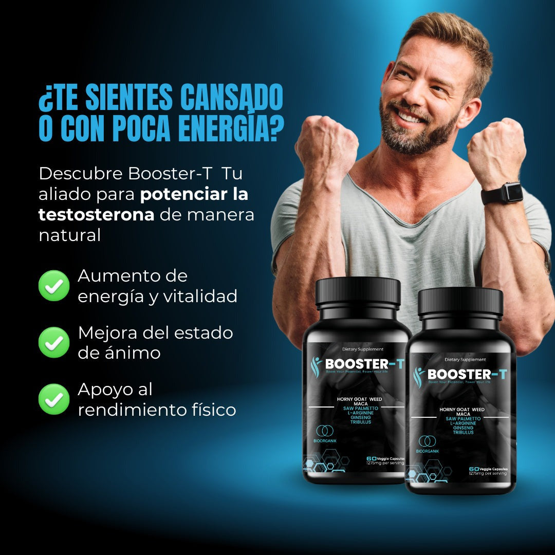 BOOSTER T4™🔥: Mejora firmeza, aguante y rendimiento