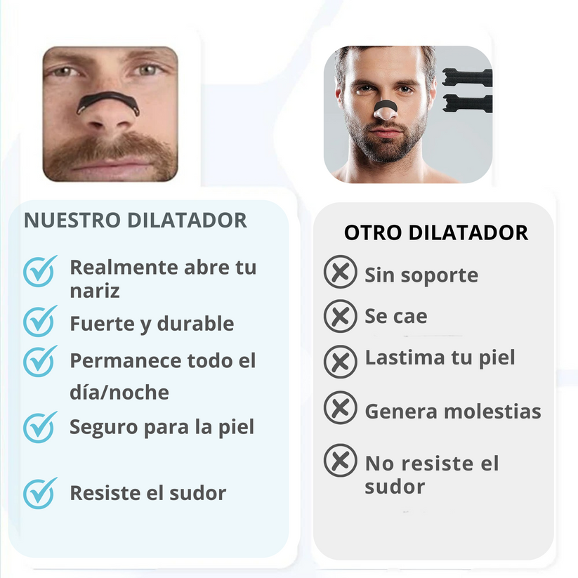 SNOREX® STOP RONQUIDOS – Reducción total de los ronquidos con tecnología magnética avanzada.
