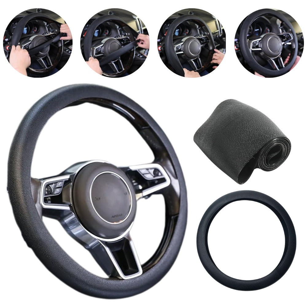 VOLANTEX™ 🛡️ CUBIERTA DE VOLANTE: Protege contra el desgaste y mejora la experiencia de conducción.