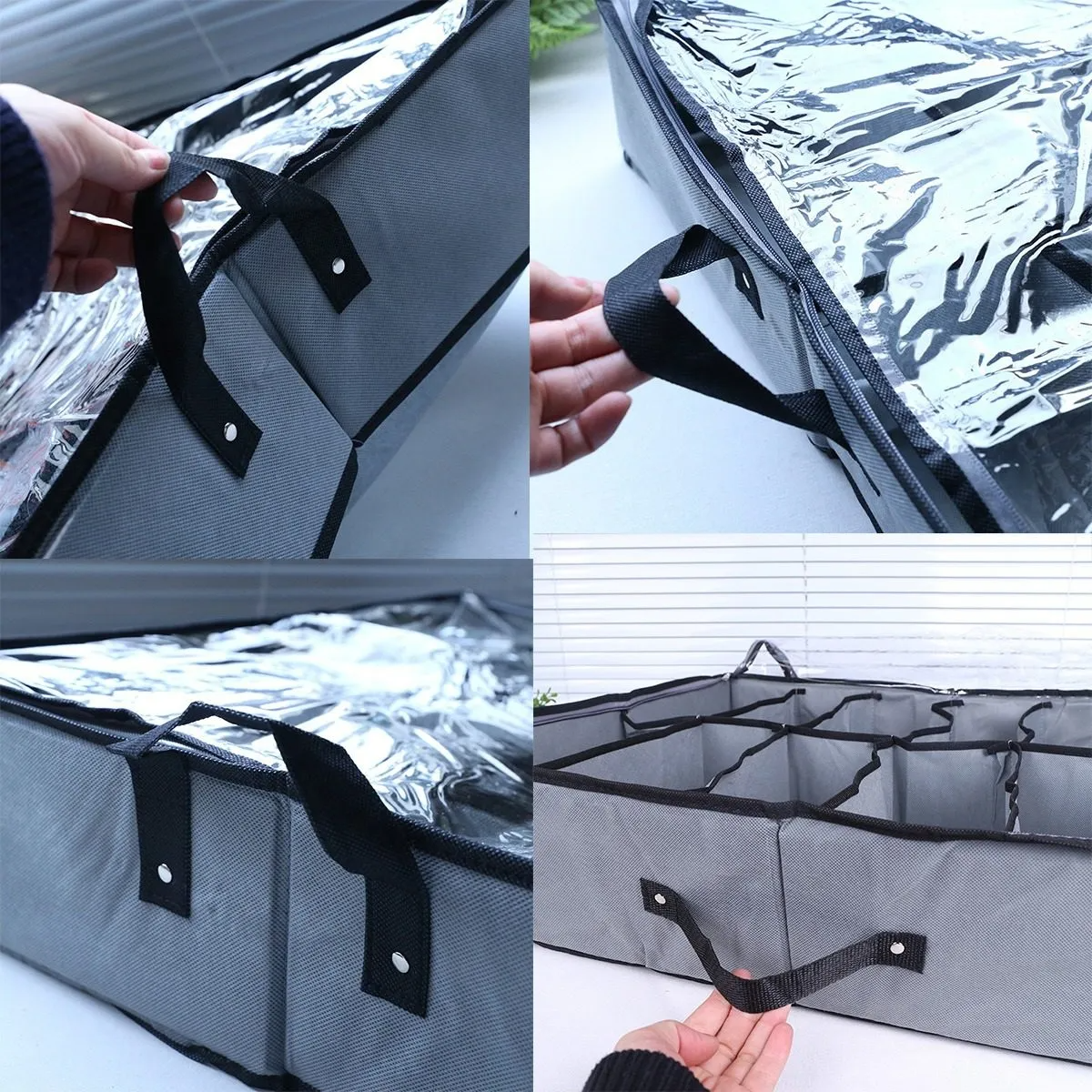 SHÖEBOX™: Ahorra espacio y mantén tus zapatos organizados debajo de la cama