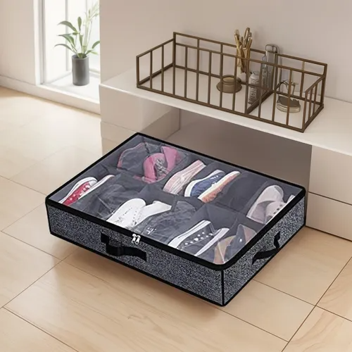 SHÖEBOX™: Ahorra espacio y mantén tus zapatos organizados debajo de la cama