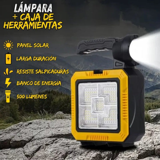 🔦 POWERLUX™ 3 en 1 – Iluminación, carga y herramientas en un solo dispositivo.