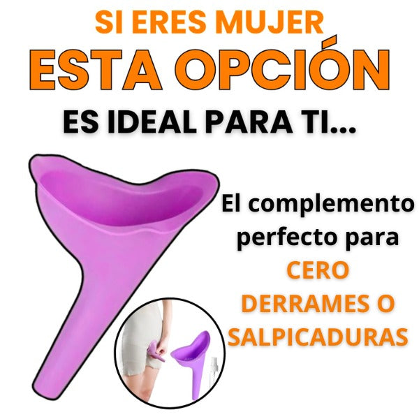 LadyGo™ - Libertad para ir al baño en cualquier momento y lugar.