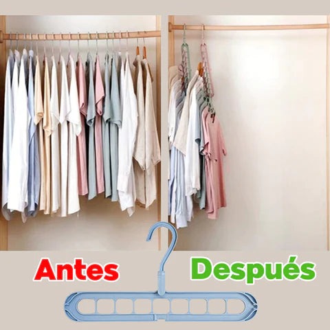 ORGANIZA+™ - La Revolución del Orden en Tu Closet (SET X10 GANCHOS)