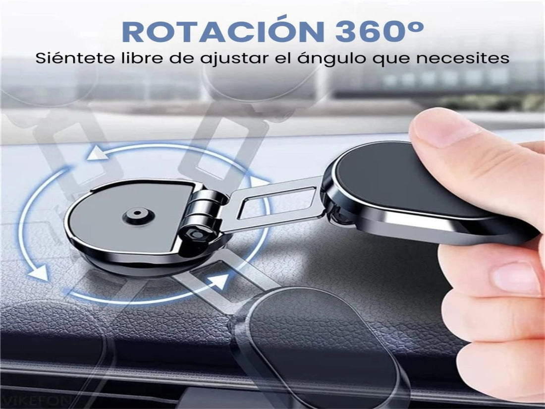 MAGNETX™ Pro 🧲⚙️: Soporta cualquier teléfono con firmeza total, sin importar el tamaño o peso.