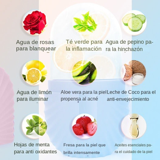 ❄️ ICEGLOW™: Efecto calmante antiinflamatorio ideal post-sol o maquillaje.