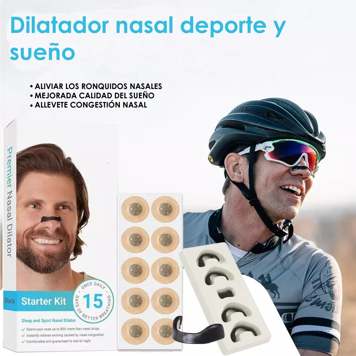 SNOREX® STOP RONQUIDOS – Reducción total de los ronquidos con tecnología magnética avanzada.