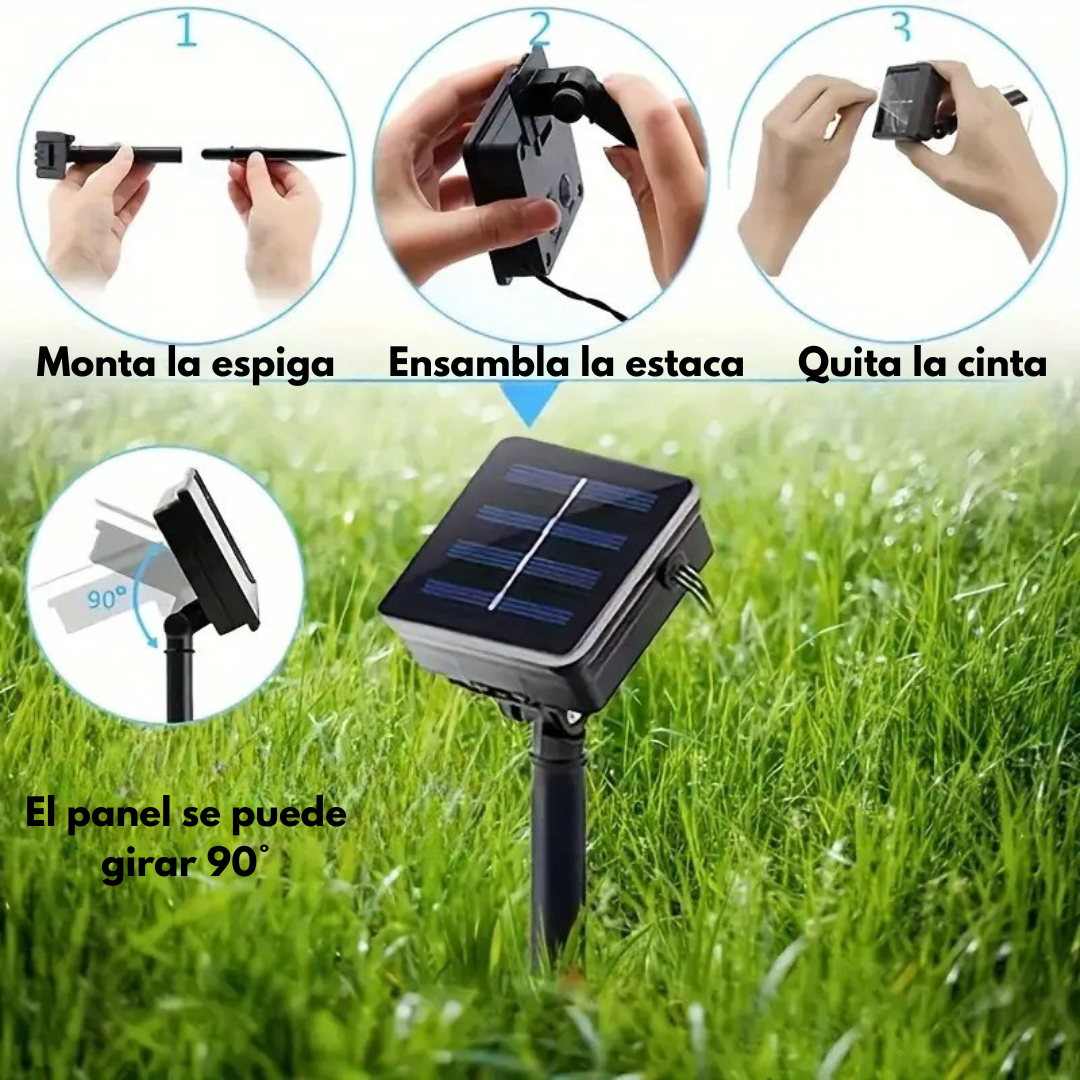 🌟SUNLIGHT PRO™: La nueva generación de luces solares navideñas ultra brillantes.