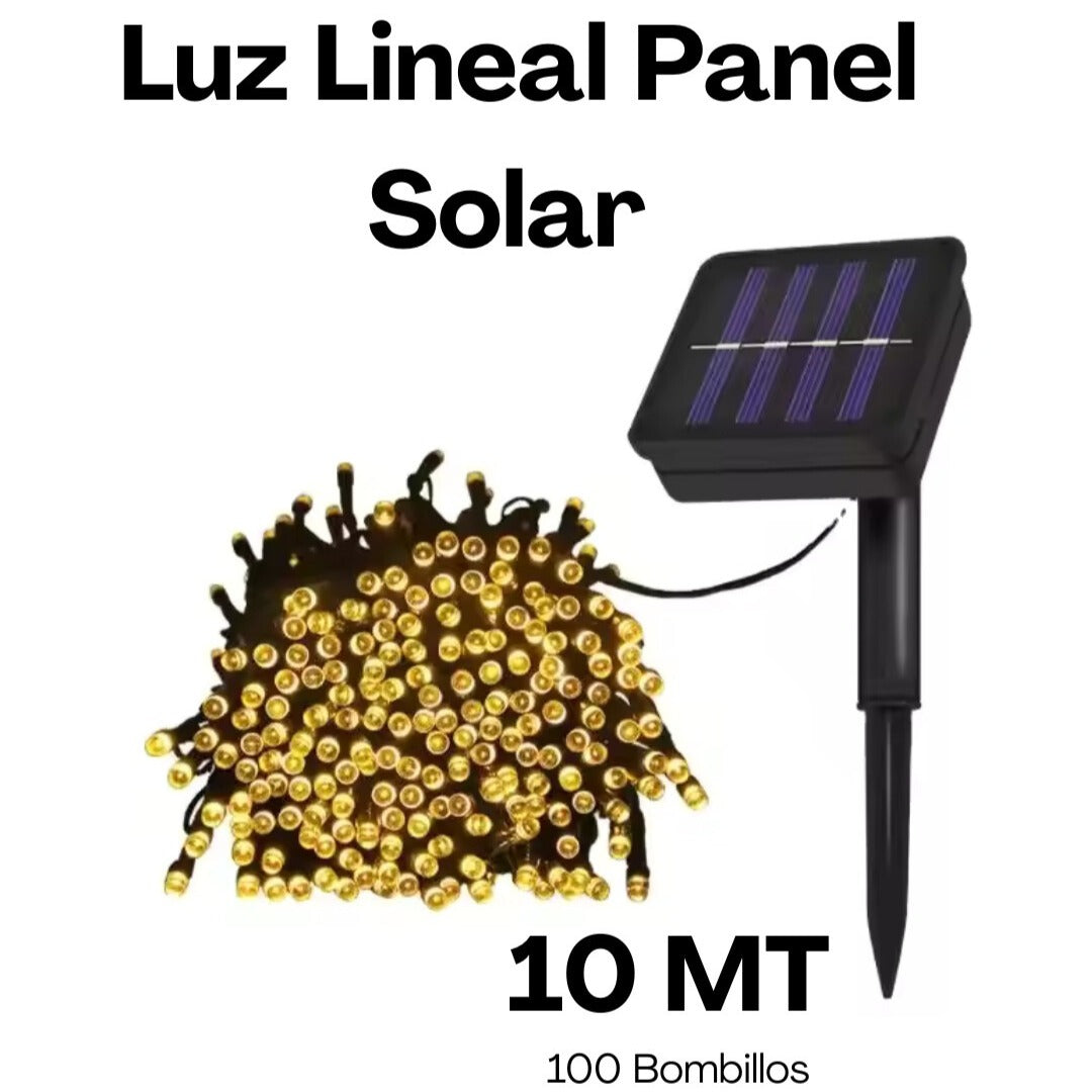 SolarDecor™ – Guirnalda Solar LED Cálida 10 metros