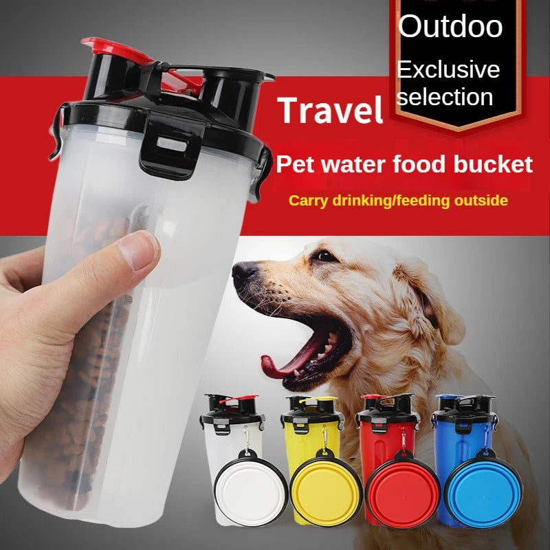 PETDRINK PRO® – Botella plegable y anti-fugas, ideal para viajes.