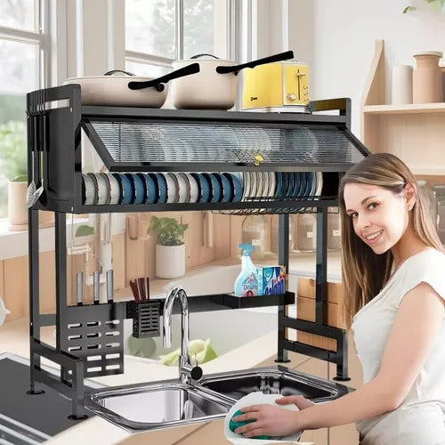 KITCHEN MASTER 2.0™ 👨🍳🧽 (65×30×80cm): Seca, organiza y mantiene todo libre de moho y gérmenes.