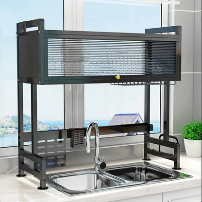 KITCHEN MASTER 2.0™ 👨‍🍳🧽 (65×30×80cm): Seca, organiza y mantiene todo libre de moho y gérmenes.