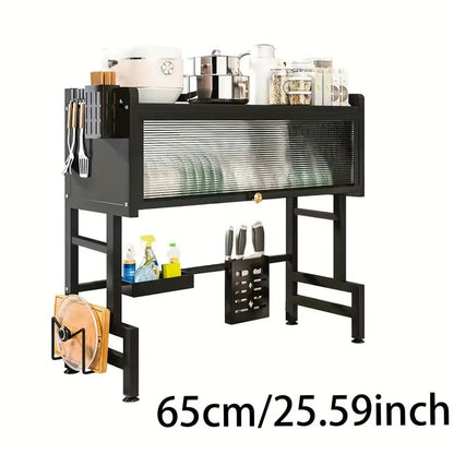 KITCHEN MASTER 2.0™ 👨‍🍳🧽 (65×30×80cm): Seca, organiza y mantiene todo libre de moho y gérmenes.