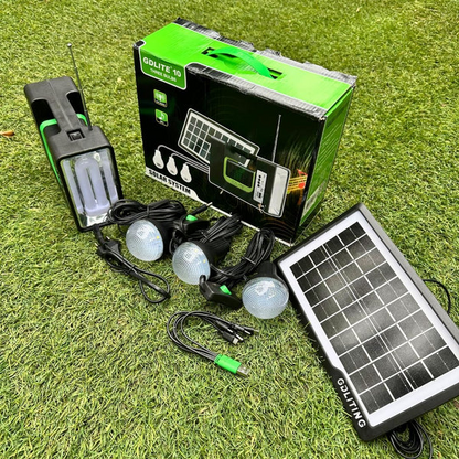 📻SOLAR TECHBOX™: Solución portátil y autónoma para luz y entretenimiento