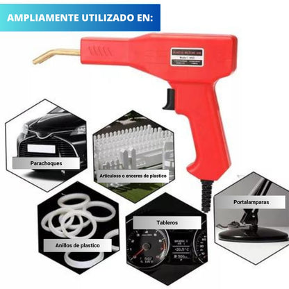 🔥SOLDAMAX™: Alta potencia 50W + 4 tipos de grapas para todo tipo de roturas