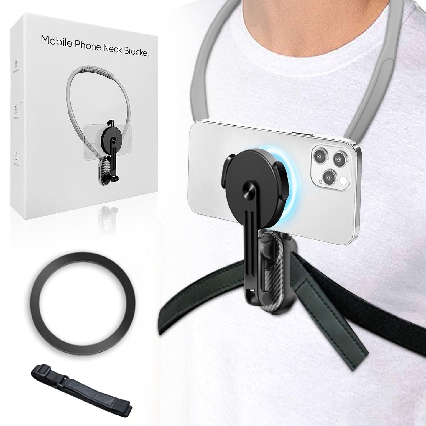 MAGNECK PRO®: Perfecto para vlogging y lives. Graba y mira sin usar las manos