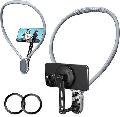 MAGNECK PRO®: Perfecto para vlogging y lives. Graba y mira sin usar las manos