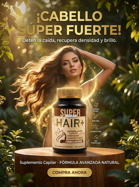 Super Hair+: Cabello más Fuerte, Más Denso y Lleno de Vida